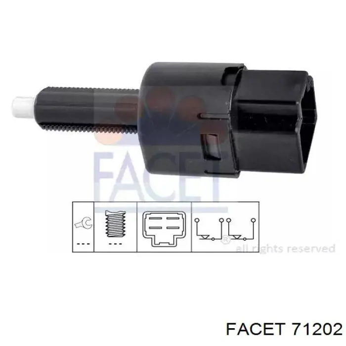 Sensor de ativação do sinal de parada Facet 71202 preço, a partir de 19,87 USD