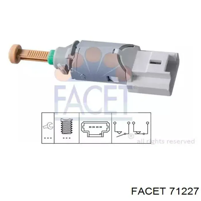 Sensor de ativação do sinal de parada Facet 71227 preço, a partir de 12,46 USD