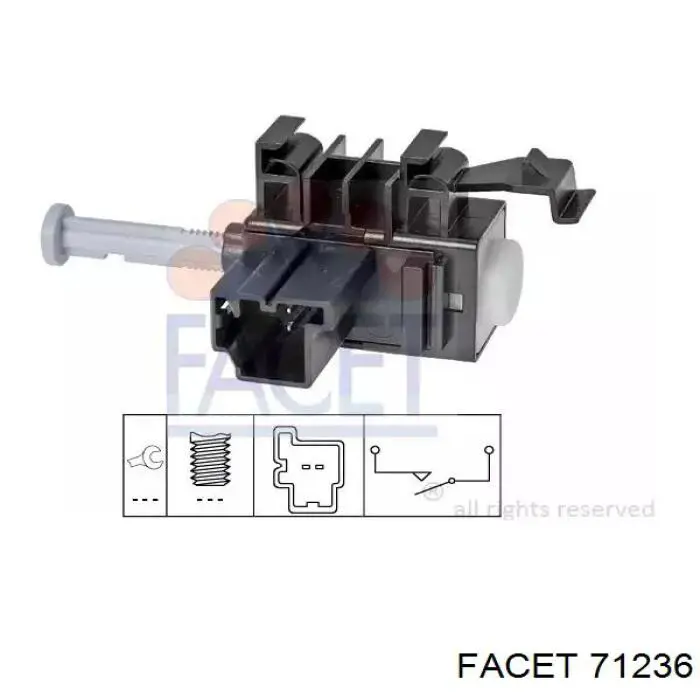 Sensor de ativação de embraiagem Facet 71236 preço, a partir de 12,50 USD