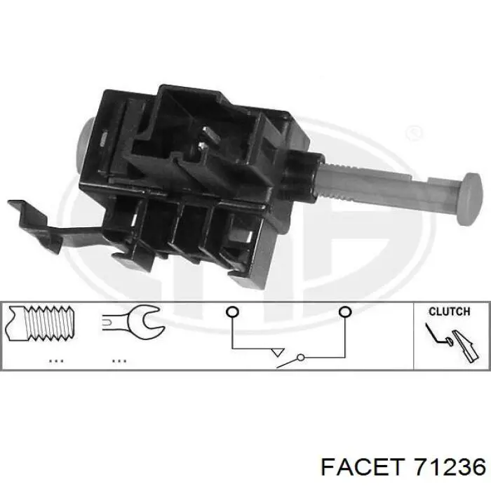 Compre 71236 Facet Sensor de ativação de embraiagem