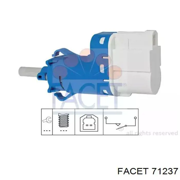 Sensor de ativação do sinal de parada Facet 71237 preço, a partir de 8,72 USD