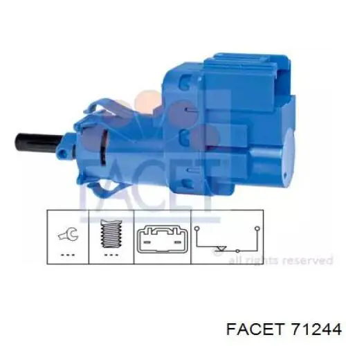 Sensor de ativação do sinal de parada Facet 71244 preço, a partir de 19,95 USD