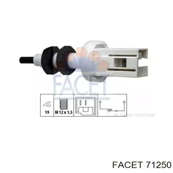Sensor de ativação do sinal de parada Facet 71250 preço, a partir de 9,88 USD
