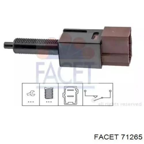 Compre 71265 Facet Sensor de ativação do sinal de parada