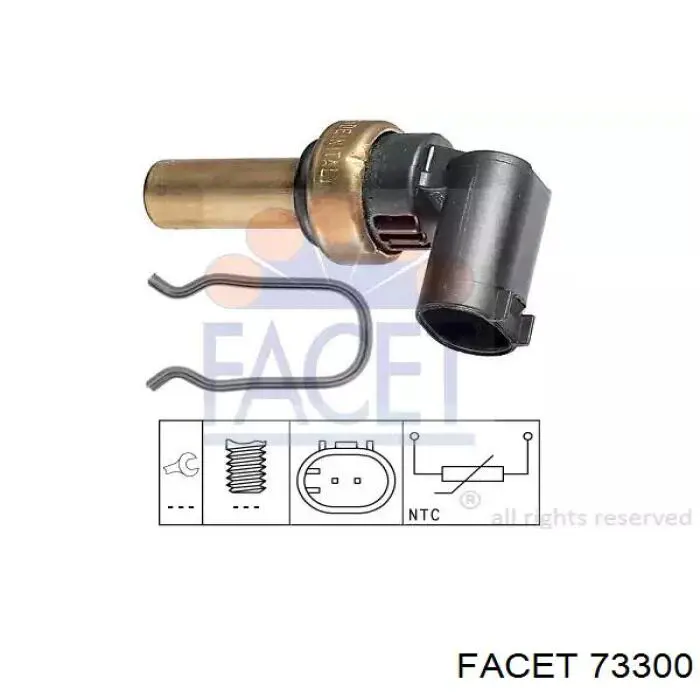 Sensor de temperatura do fluido de esfriamento Facet 73300 preço, a partir de 7,01 USD