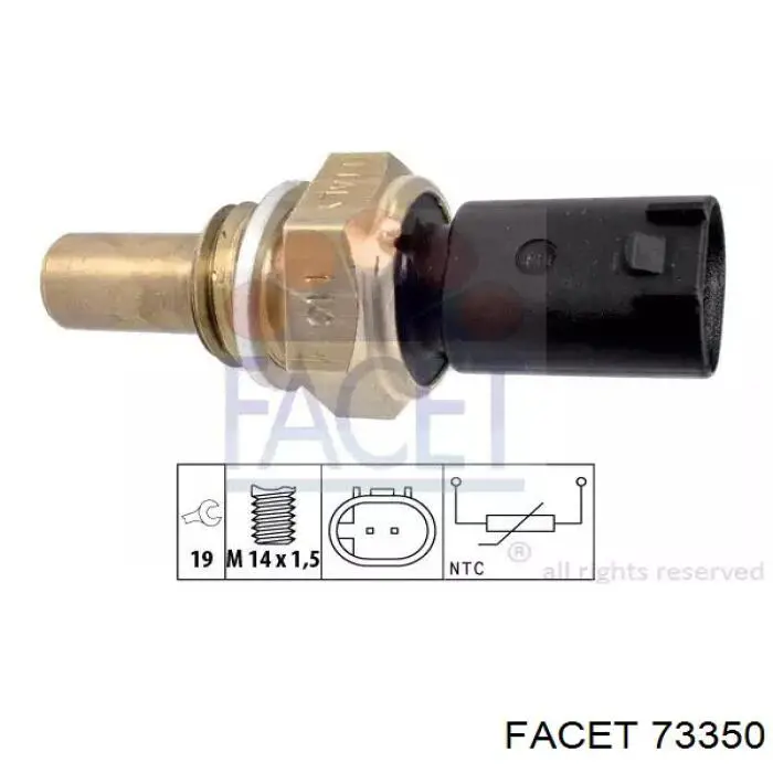 Sensor de temperatura de combustível Facet 73350 preço, a partir de 11,80 USD