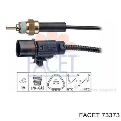 Compre K50505OEM Korea (oem) Sensor de temperatura do fluido de esfriamento (de ativação de ventilador do radiador)