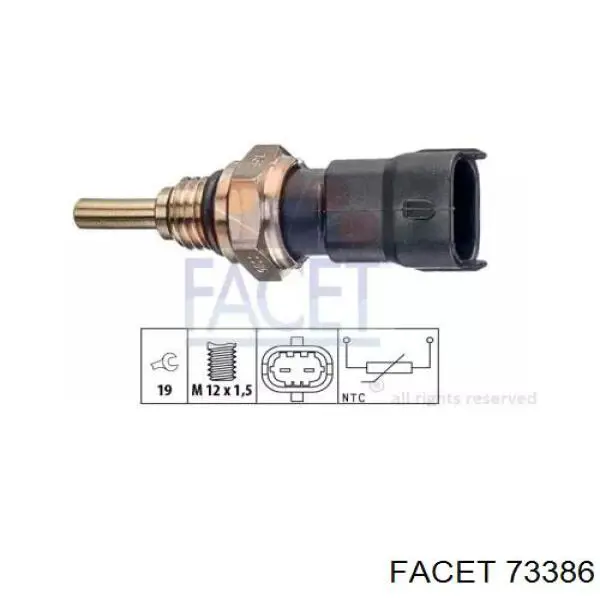 Compre 96476970 General Motors Sensor de temperatura do fluido de esfriamento