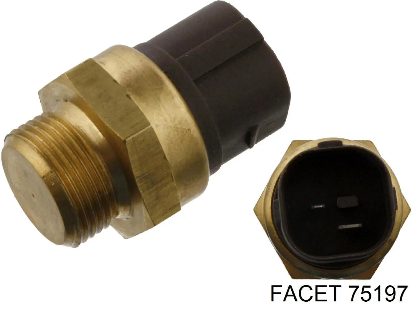 Compre 75197 Facet Sensor de temperatura do fluido de esfriamento (de ativação de ventilador do radiador)