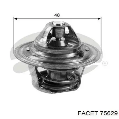 Compre 75629 Facet Sensor de temperatura do fluido de esfriamento (de ativação de ventilador do radiador)