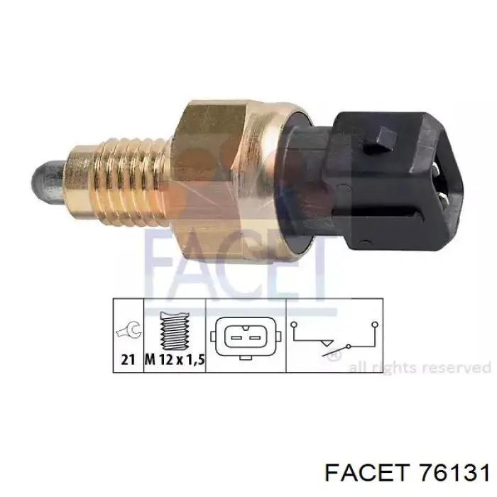 Sensor de ativação das luzes de marcha à ré Facet 76131 preço, a partir de 9,19 USD