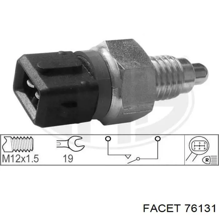 Compre 76131 Facet Sensor de ativação das luzes de marcha à ré