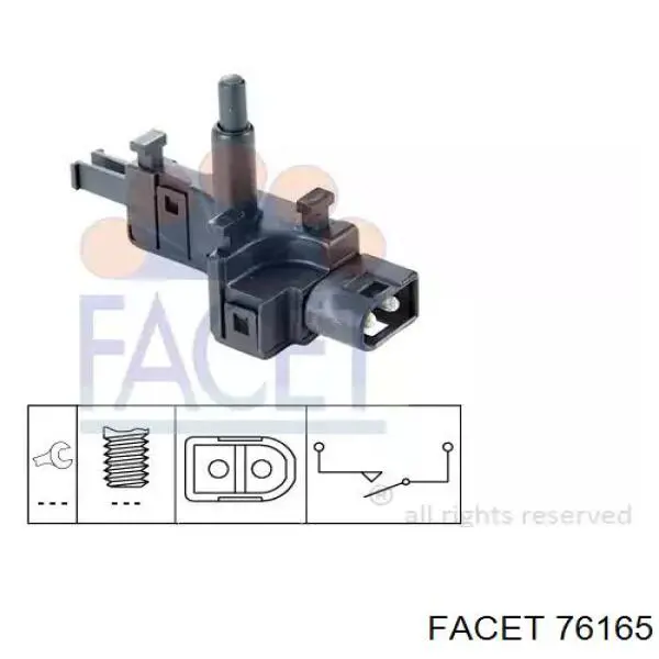 Sensor de ativação das luzes de marcha à ré Facet 76165 preço, a partir de 8,68 USD
