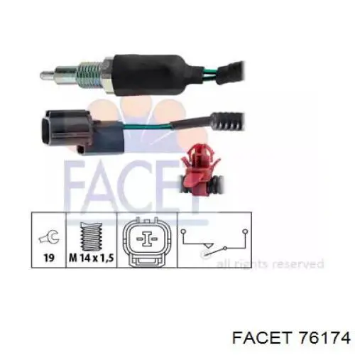 Compre 6ZF008621361 HELLA Sensor de ativação das luzes de marcha à ré