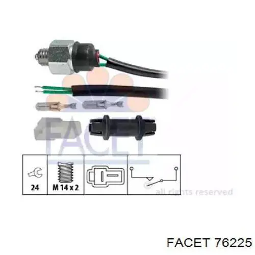 Compre 40986 FAE Sensor de ativação das luzes de marcha à ré