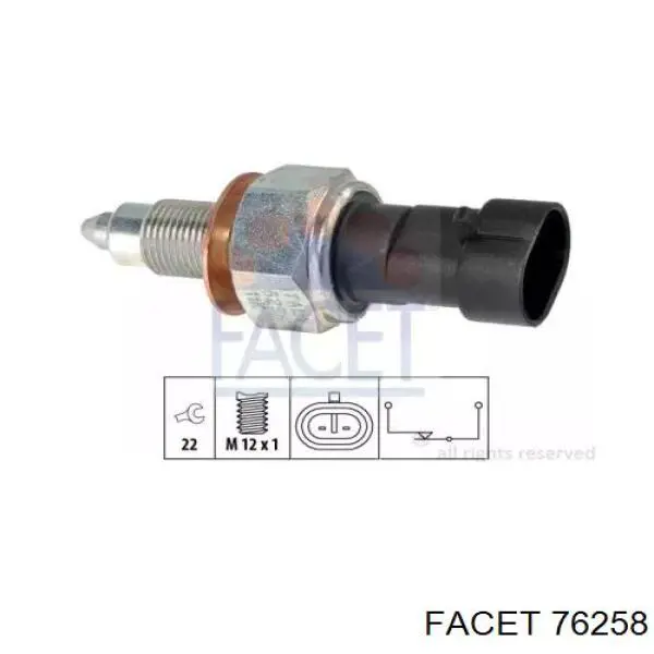Compre 5801472603 Iveco Sensor de ativação das luzes de marcha à ré