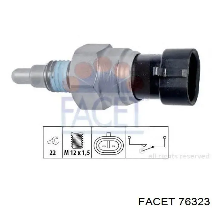 Compre 12846100 General Motors Sensor de ativação das luzes de marcha à ré