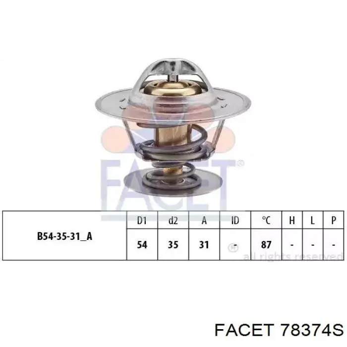 Compre 78374S Facet Termostato