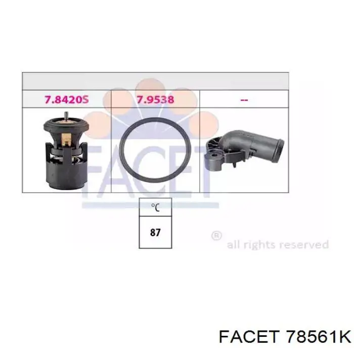 Termostato Facet 78561K preço, a partir de 24,52 USD