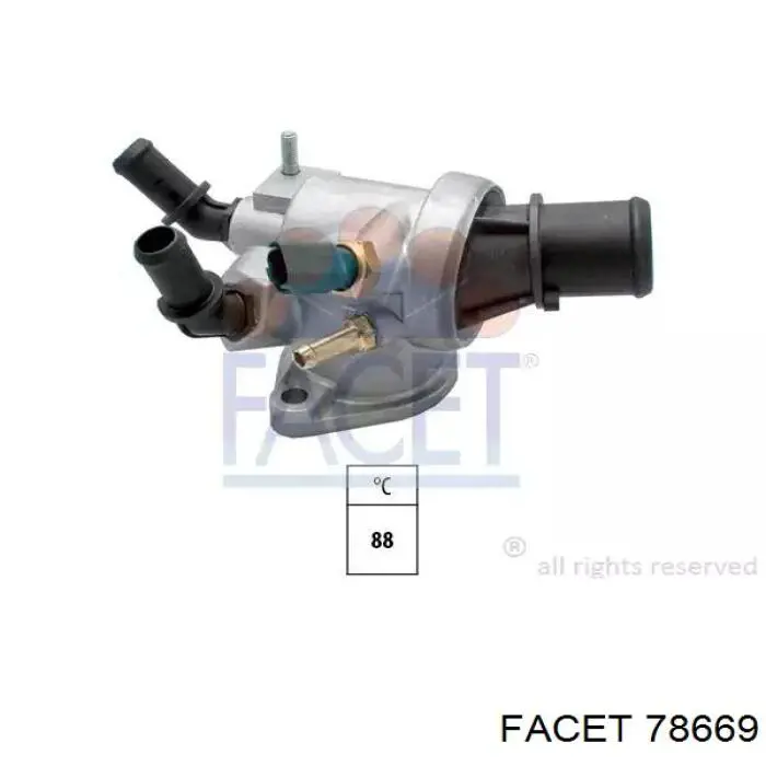 Termostato Facet 78669 preço, a partir de 39,23 USD