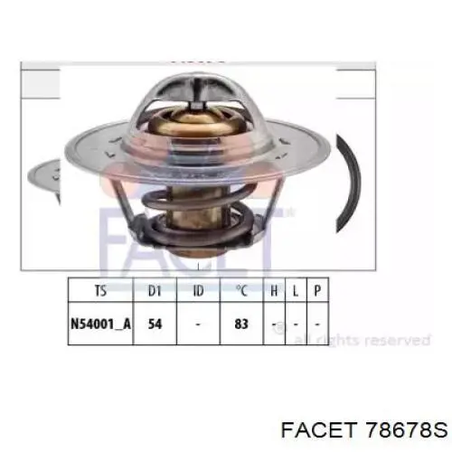 78678S Facet Termostato