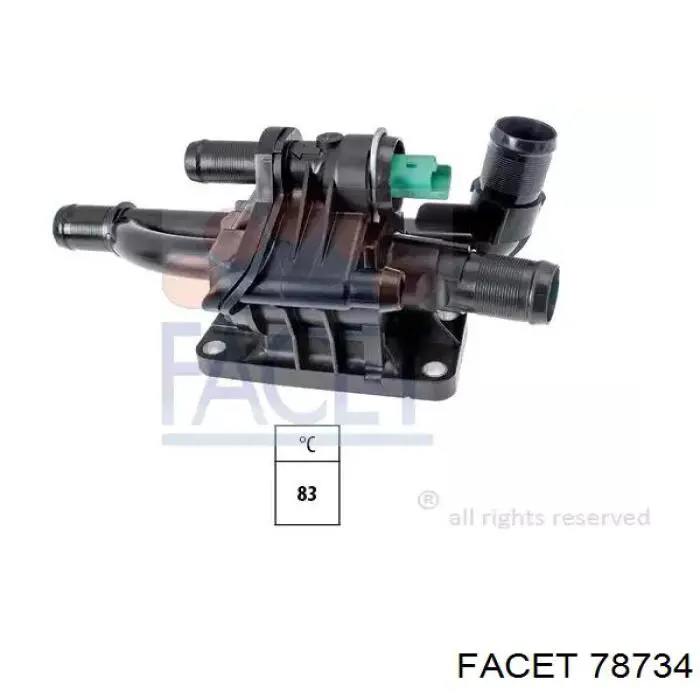 Caixa do termostato Facet 78734 preço, a partir de 42,21 USD