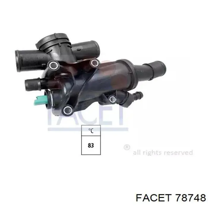 Caixa do termostato Facet 78748 preço, a partir de 45,60 USD