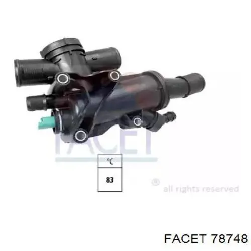 Caixa do termostato Facet 78748 preço, a partir de 51,42 USD