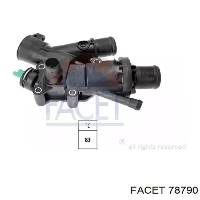 Termostato Facet 78790 preço, a partir de 53,83 USD