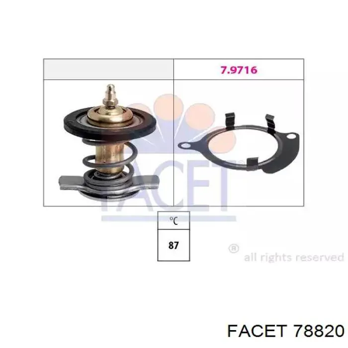 78820 Facet Termostato