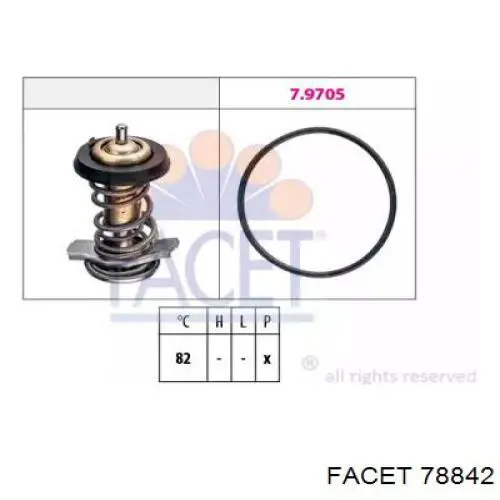 Termostato Facet 78842 preço, a partir de 29,88 USD