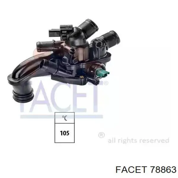78863 Facet Caixa do termostato