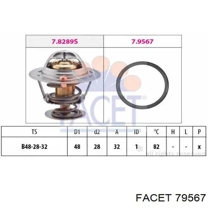 Vedante de termostato Facet 79567 preço, a partir de 5,01 USD