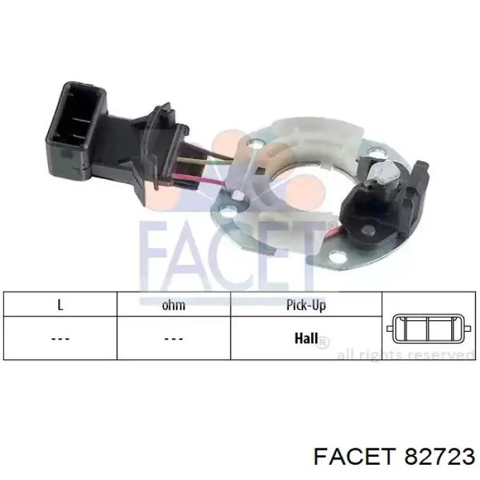 Sensor de efeito Hall Facet 82723 preço, a partir de 25,39 USD