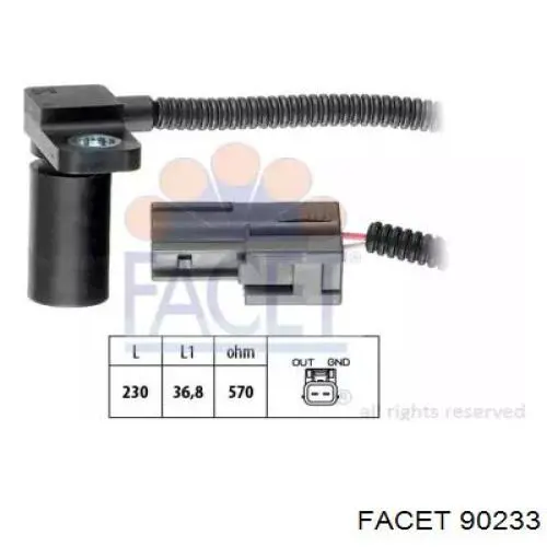 Sensor de velocidade Facet 90233 preço, a partir de 19,61 USD