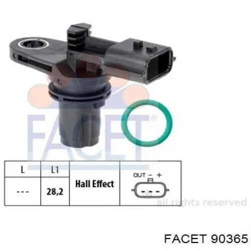 Compre 90365 Facet Sensor de posição da árvore distribuidora