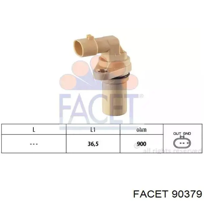 Compre 281002603 Fiat/Alfa/Lancia Sensor de posição (de revoluções) de cambota