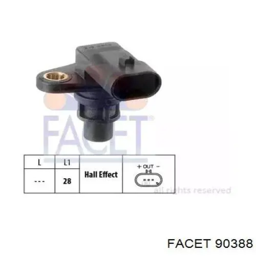Sensor de posição da árvore distribuidora Opel 1247060 preço, a partir de 32,69 USD