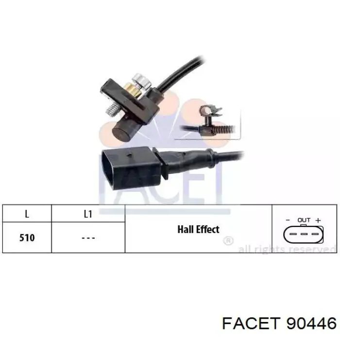 Sensor de posição (de revoluções) de cambota 919211 IKA