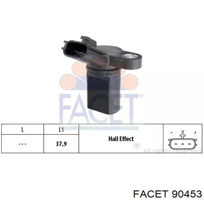 90453 Facet Sensor de posição da árvore distribuidora