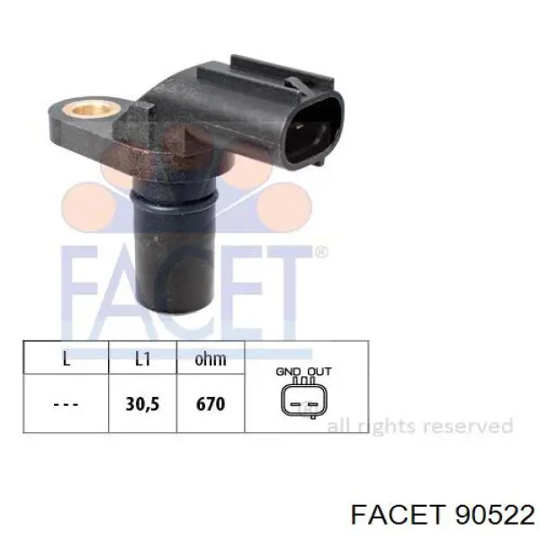 Sensor de velocidade Facet 90522 preço, a partir de 28,22 USD