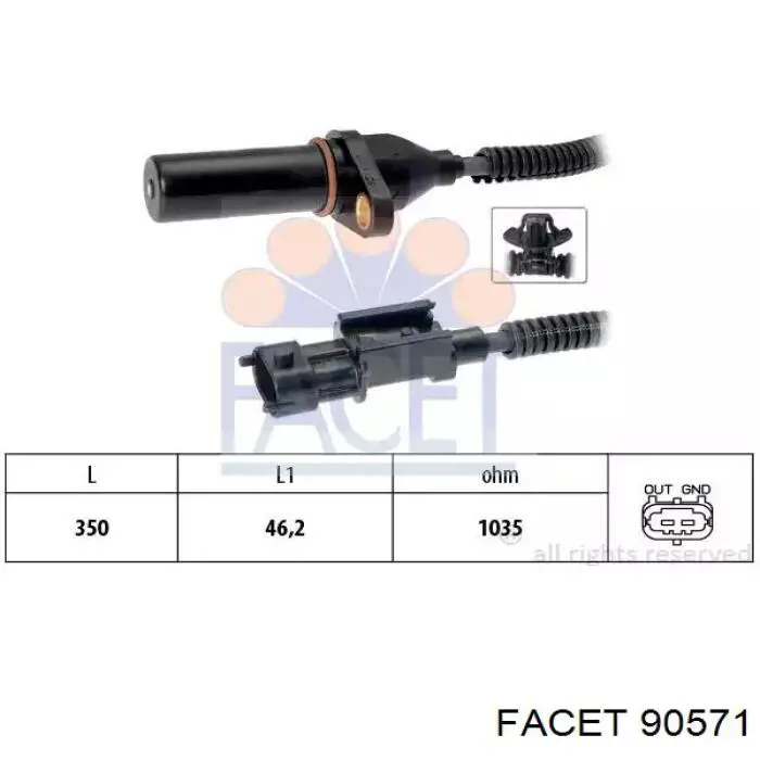 Compre KB0520OEM Korea (oem) Sensor de posição (de revoluções) de cambota