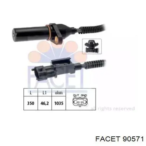 Compre KB0520OEM Korea (oem) Sensor de posição (de revoluções) de cambota