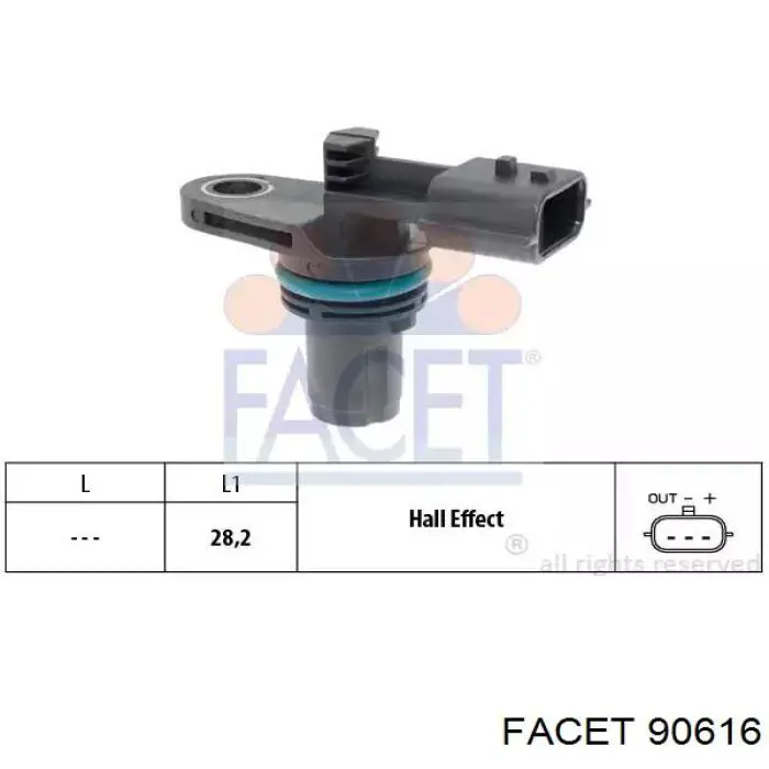 Compre SAC103 Magneti Marelli Sensor de posição da árvore distribuidora