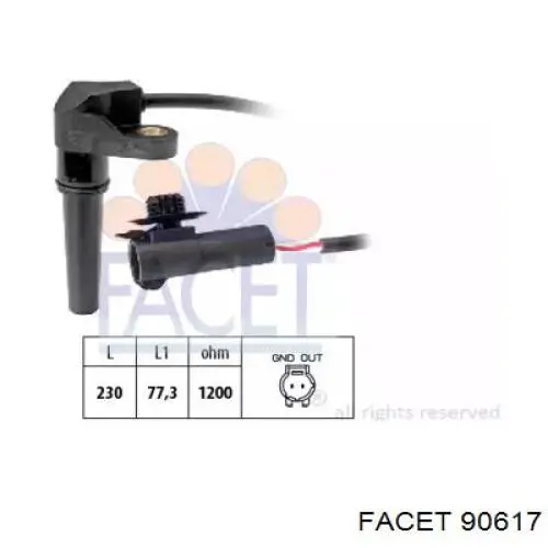 Sensor de velocidade Facet 90617 preço, a partir de 40,85 USD