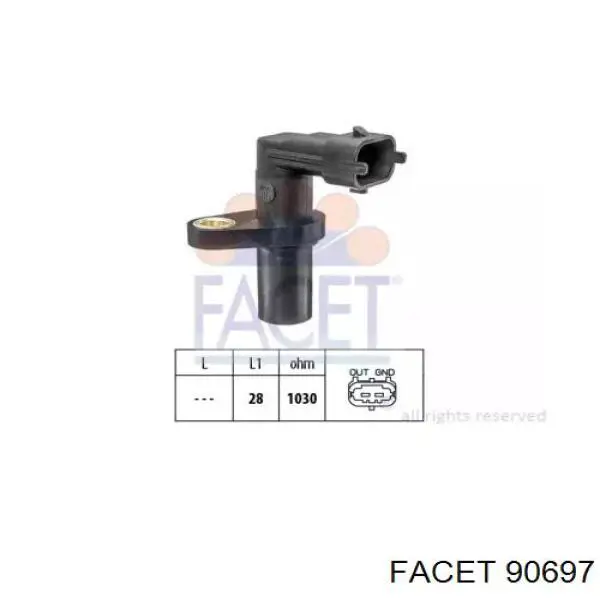 79500 FAE Sensor de posição (de revoluções) de cambota