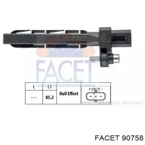 Sensor de posição (de revoluções) de cambota HELLA 6PU013122031 preço, a partir de 44,27 USD