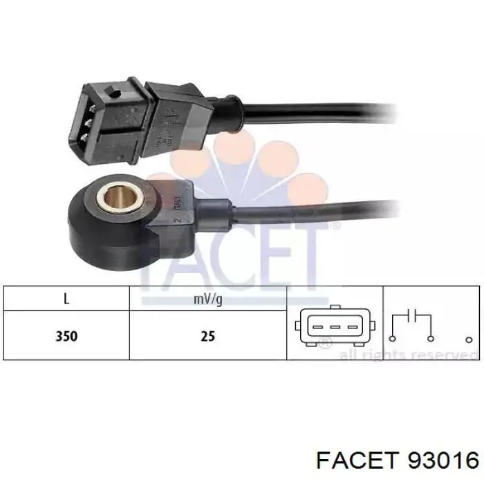 Compre 93016 Facet Sensor de detonação
