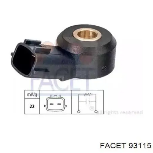 Compre 93115 Facet Sensor de detonação