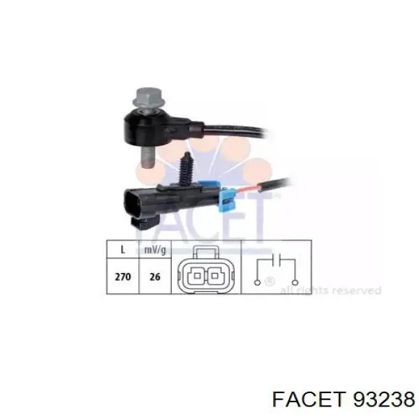Sensor de detonação General Motors 12621820 preço, a partir de 38,41 USD
